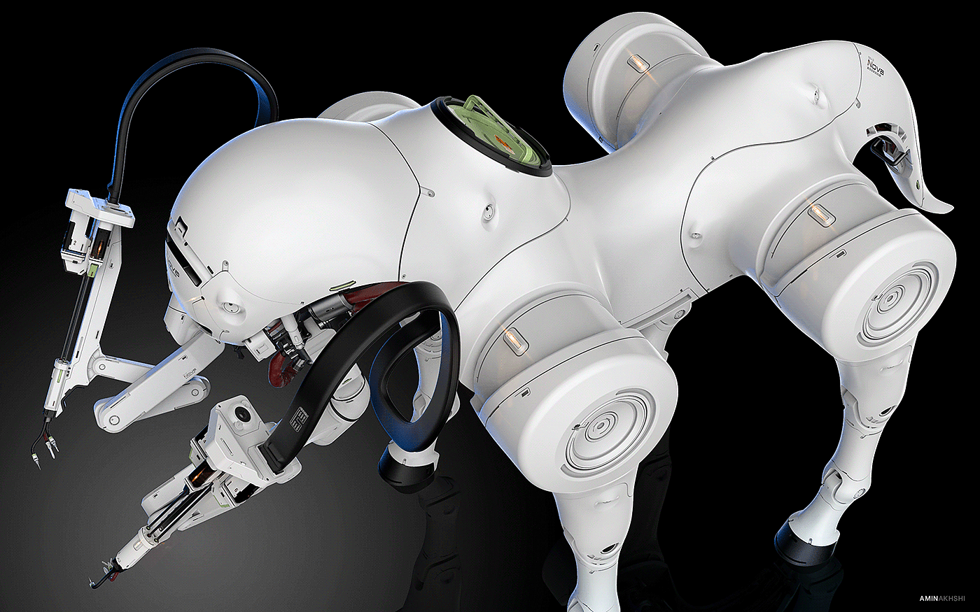 SN-3 Nova，Amin Akhshi，robot，