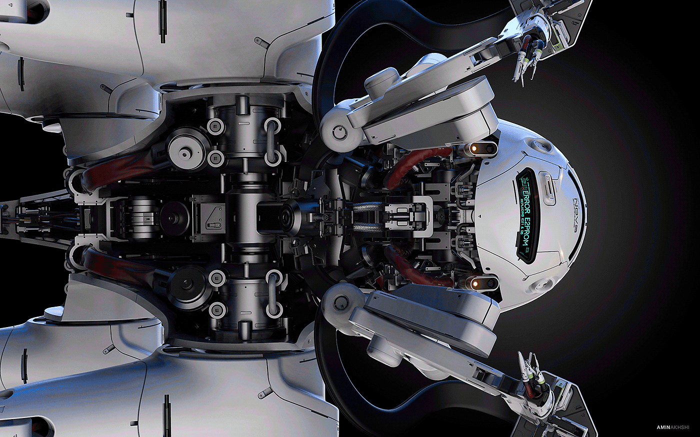 SN-3 Nova，Amin Akhshi，robot，
