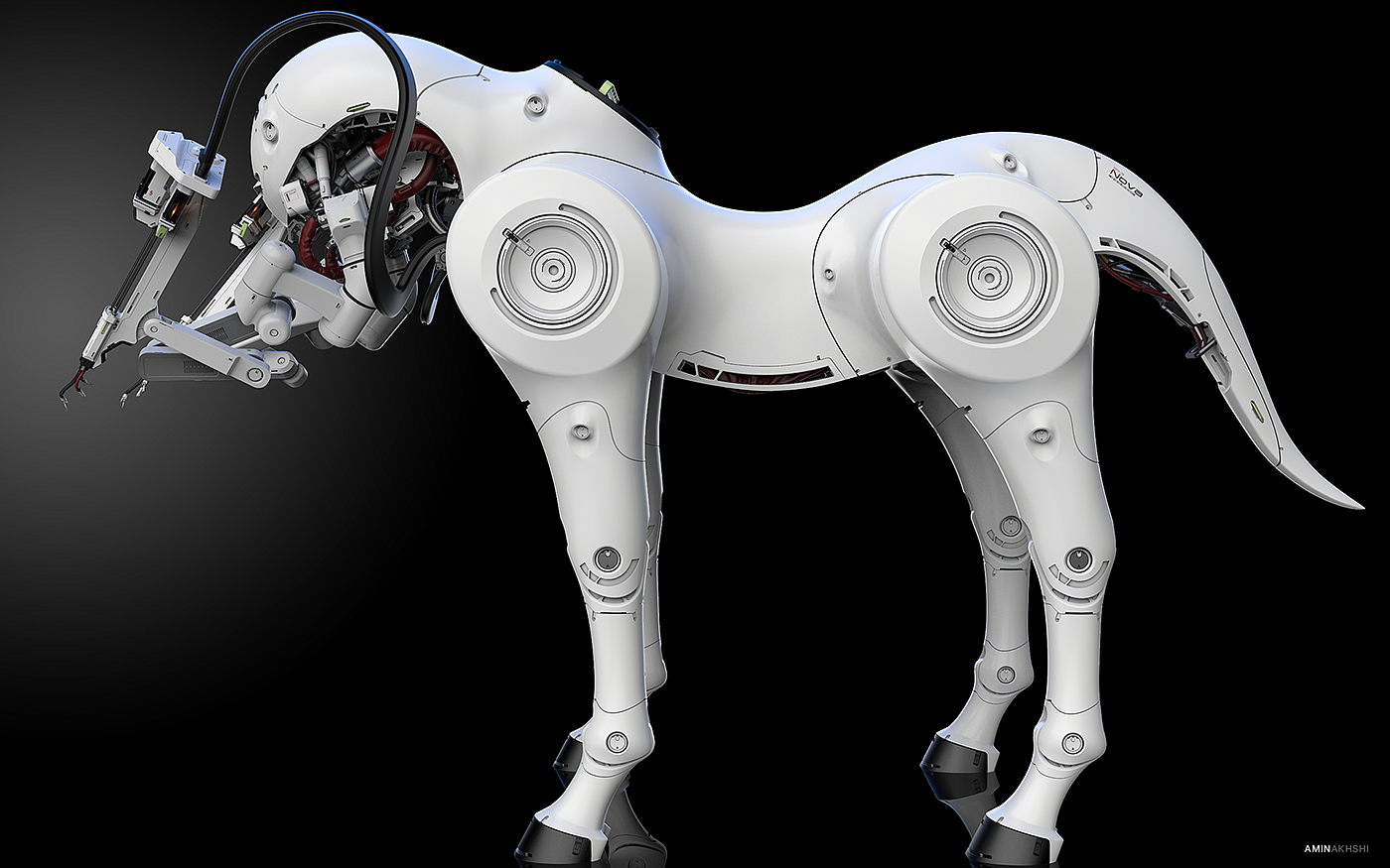 SN-3 Nova，Amin Akhshi，robot，