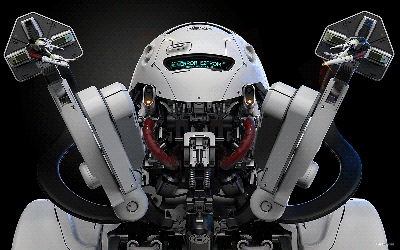 SN-3 Nova，Amin Akhshi，robot，