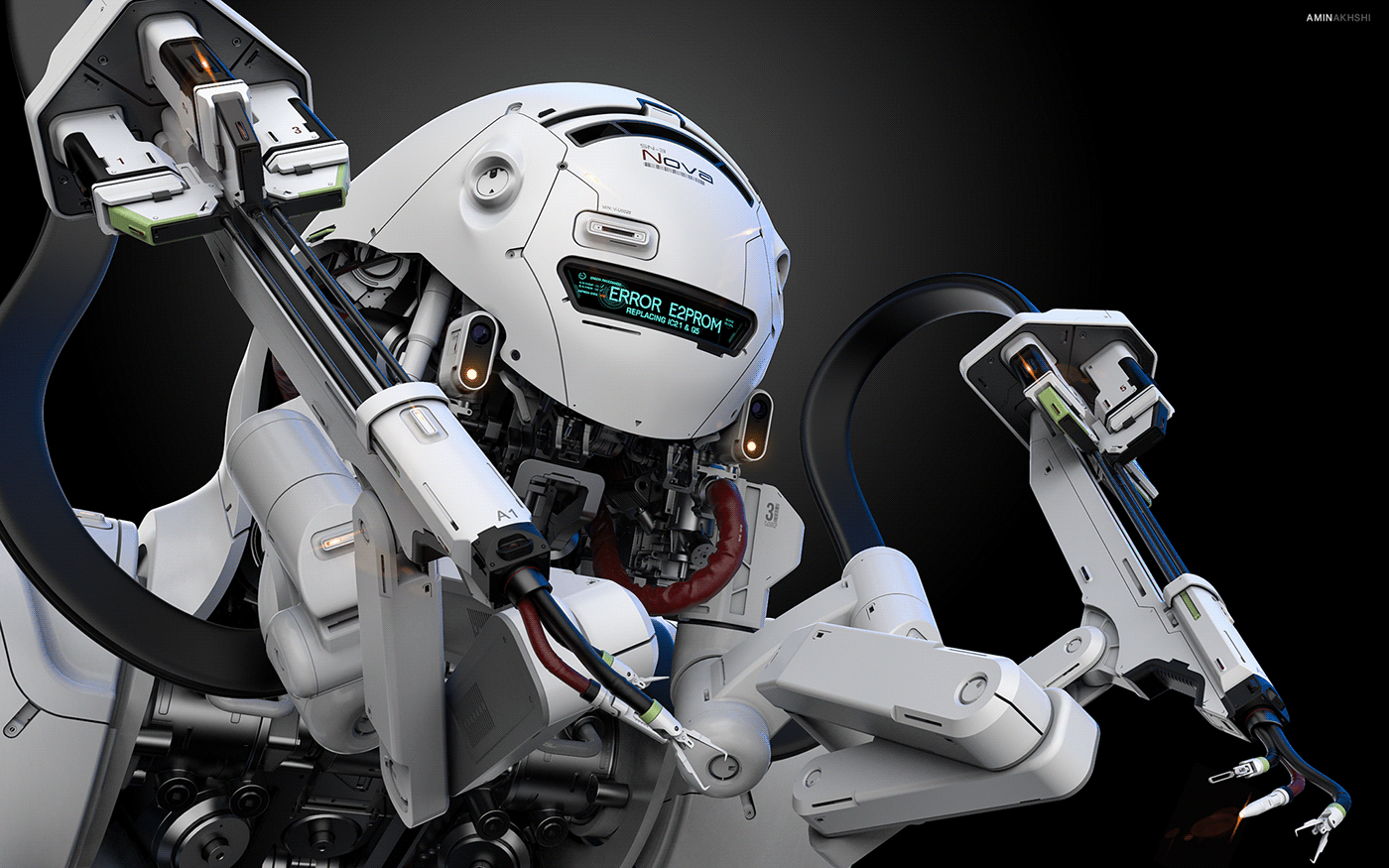 SN-3 Nova，Amin Akhshi，robot，
