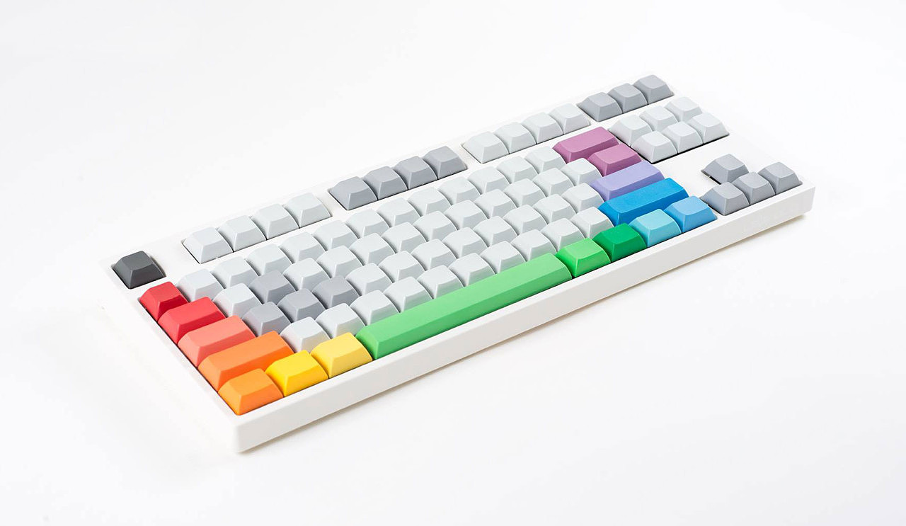 彩色，机械键盘，电脑键盘，实用，美观，