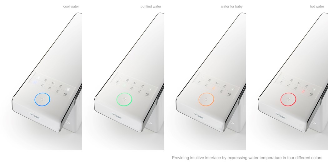 Water purifier，baby，Interactive design，household electrical appliances，