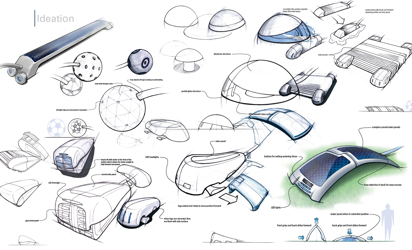 Blake Johnson，Naiad，Watering robot，lawn，water conservation，