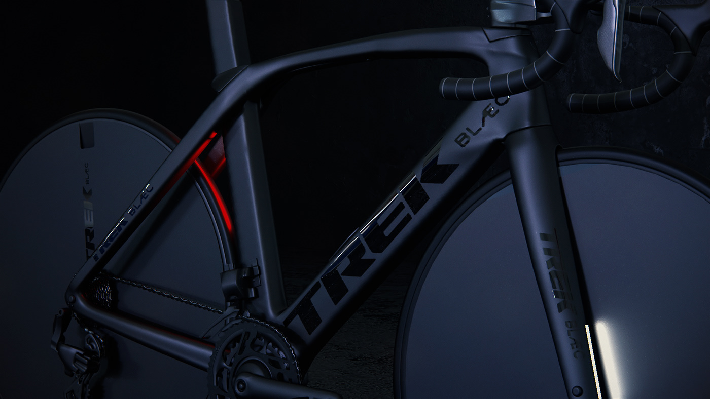 Bicycle，black，racing，visualization，