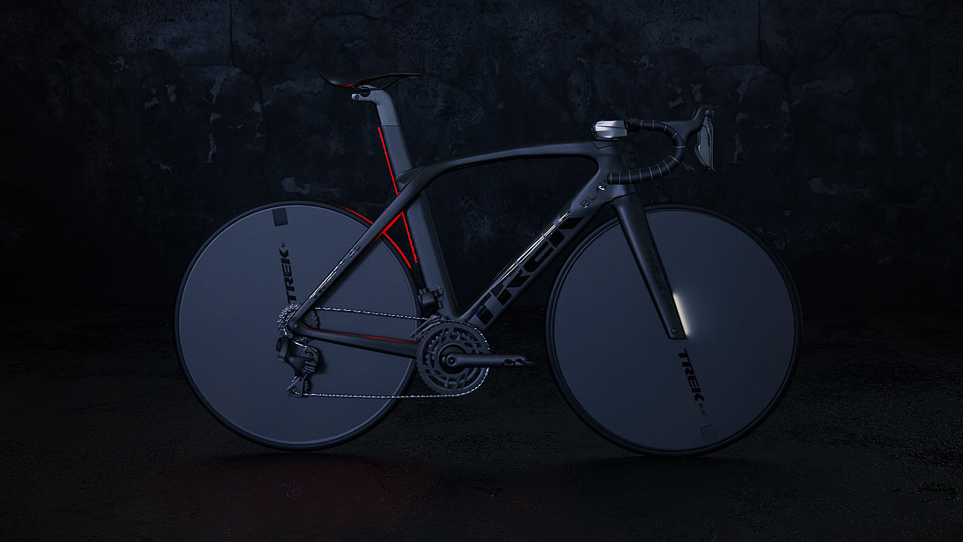 Bicycle，black，racing，visualization，