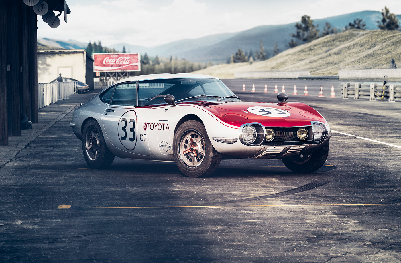 automobile，cgi，toyota，3d，