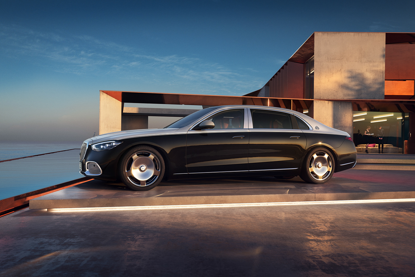 automobile，Interior，luxury，cgi，