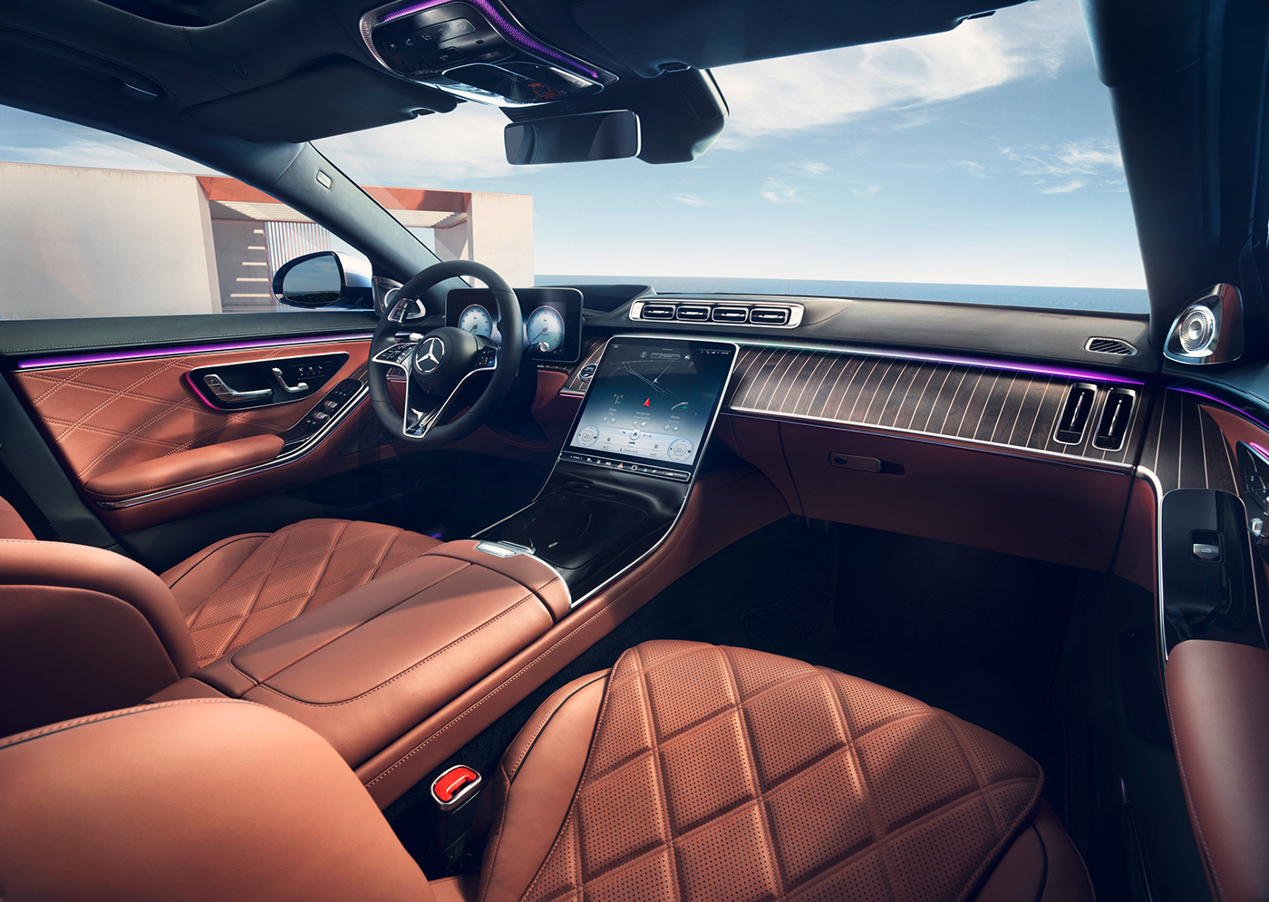 automobile，Interior，luxury，cgi，