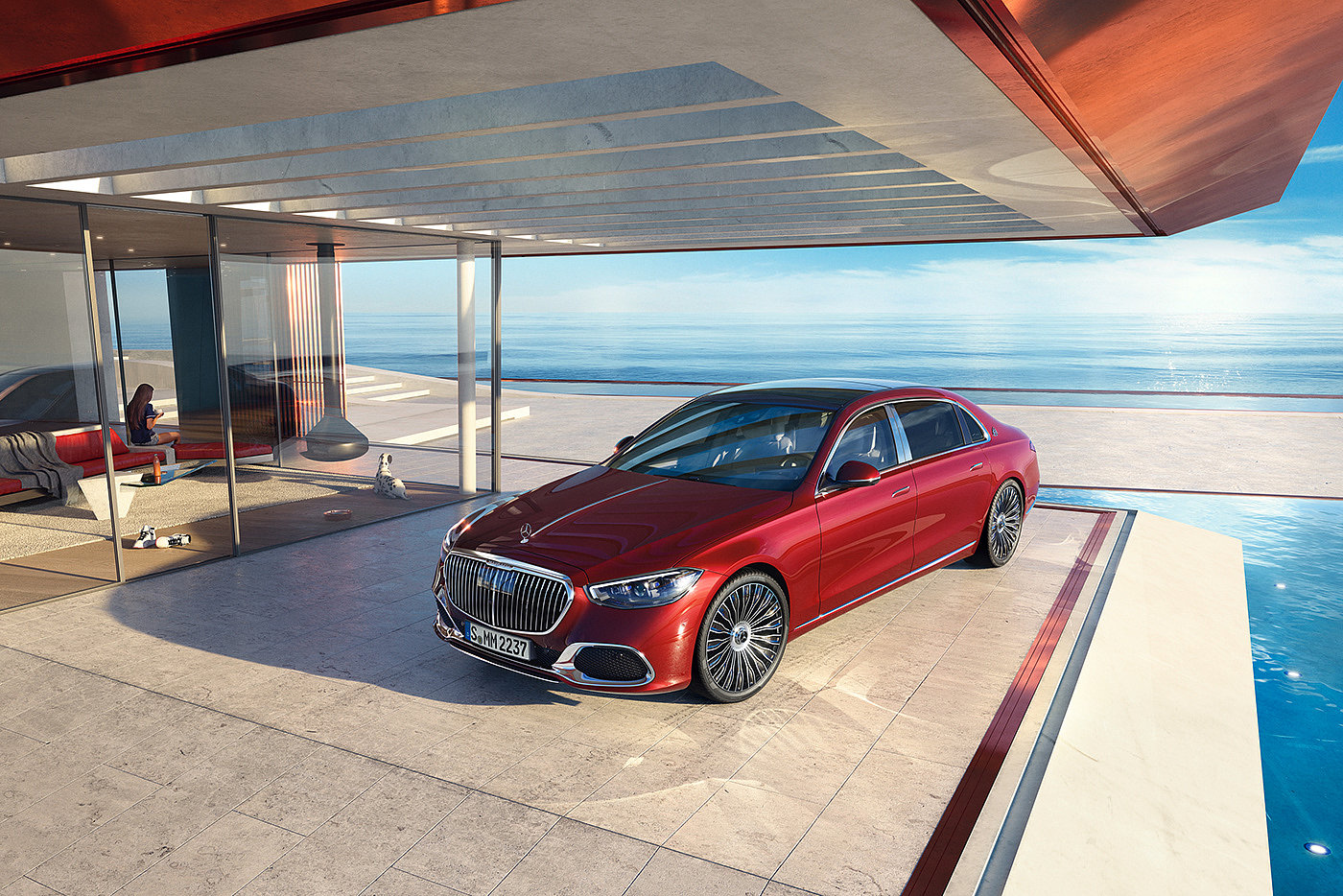 automobile，Interior，luxury，cgi，