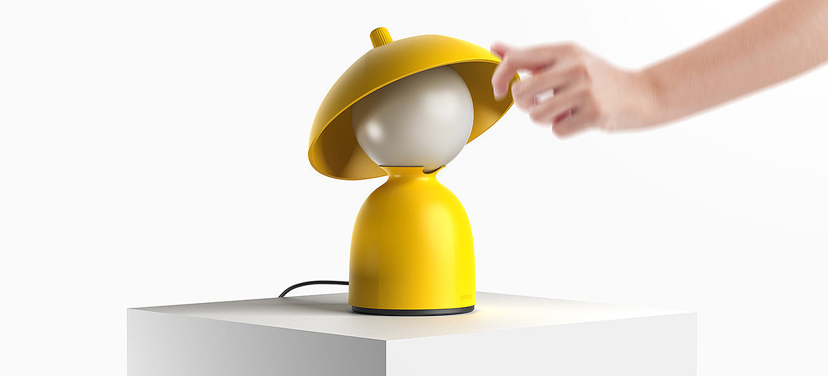 Desk lamp，Innocence，Art，yellow，