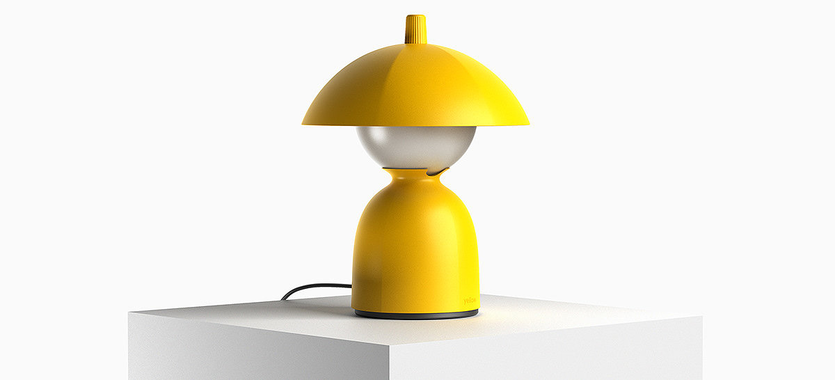 Desk lamp，Innocence，Art，yellow，