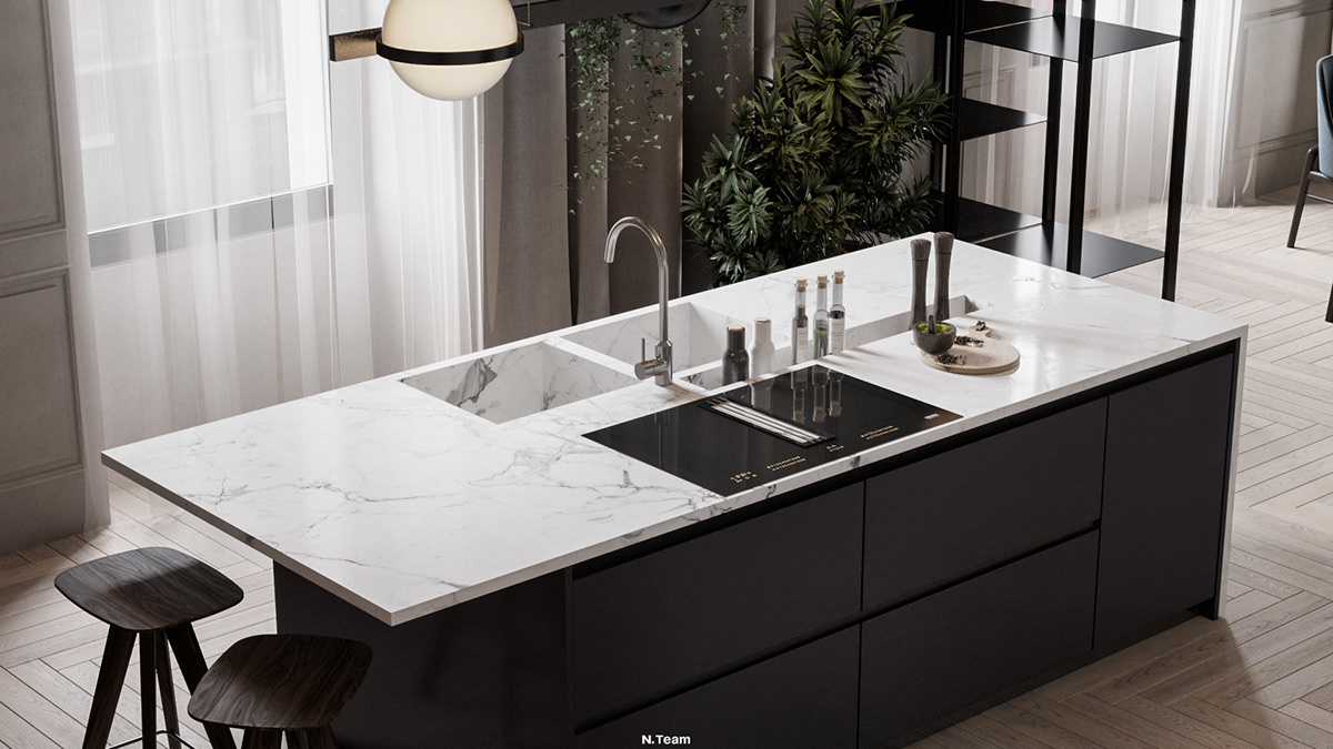 Interior design，3ds Max，Milan，cozy，