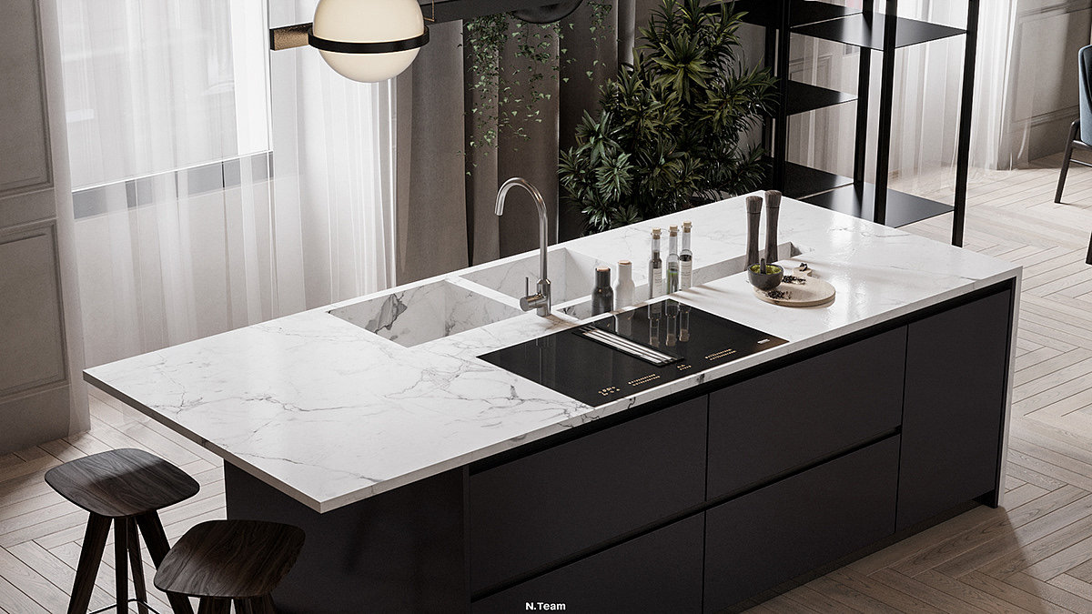 Interior design，3ds Max，Milan，cozy，