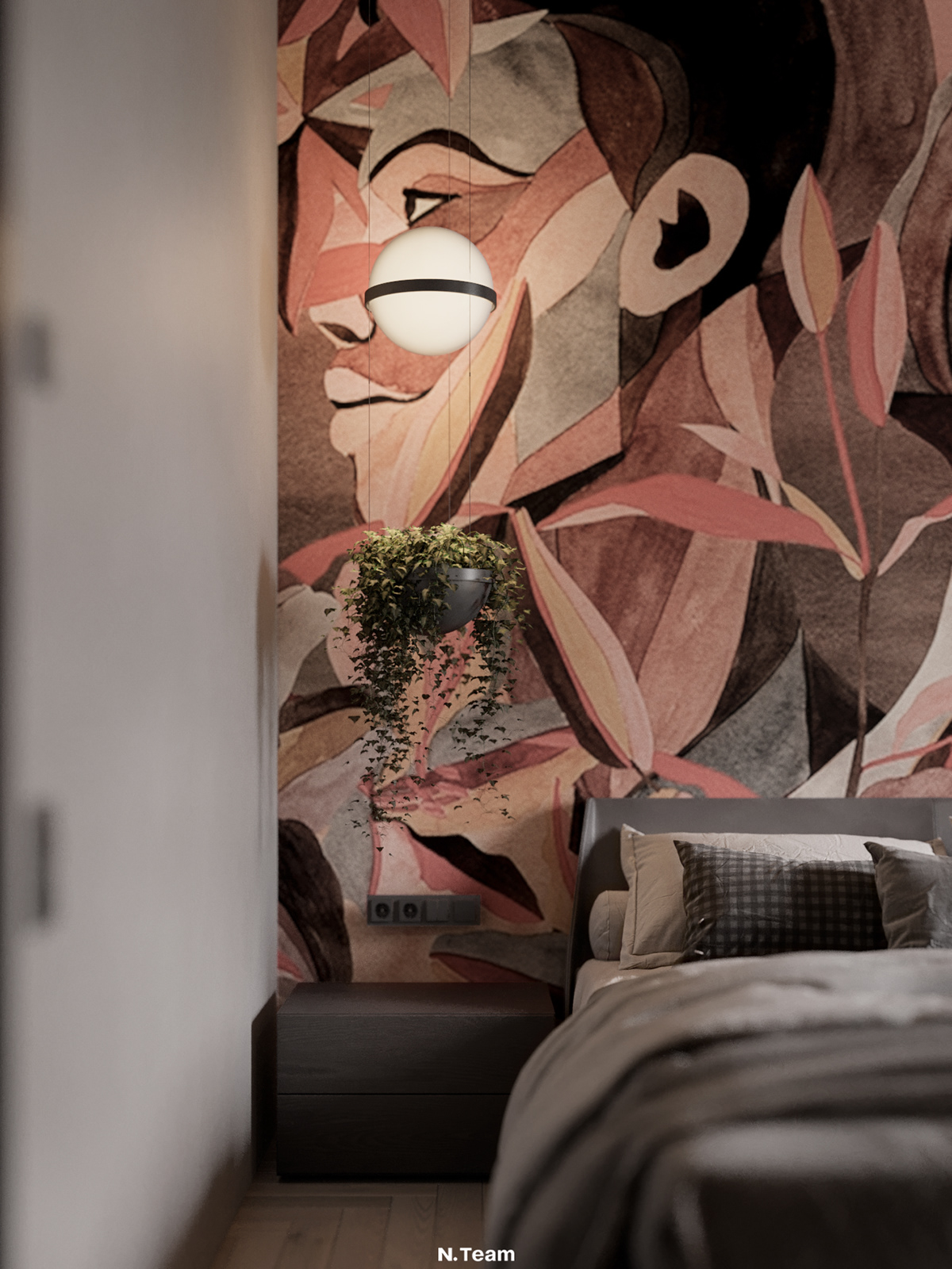 Interior design，3ds Max，Milan，cozy，