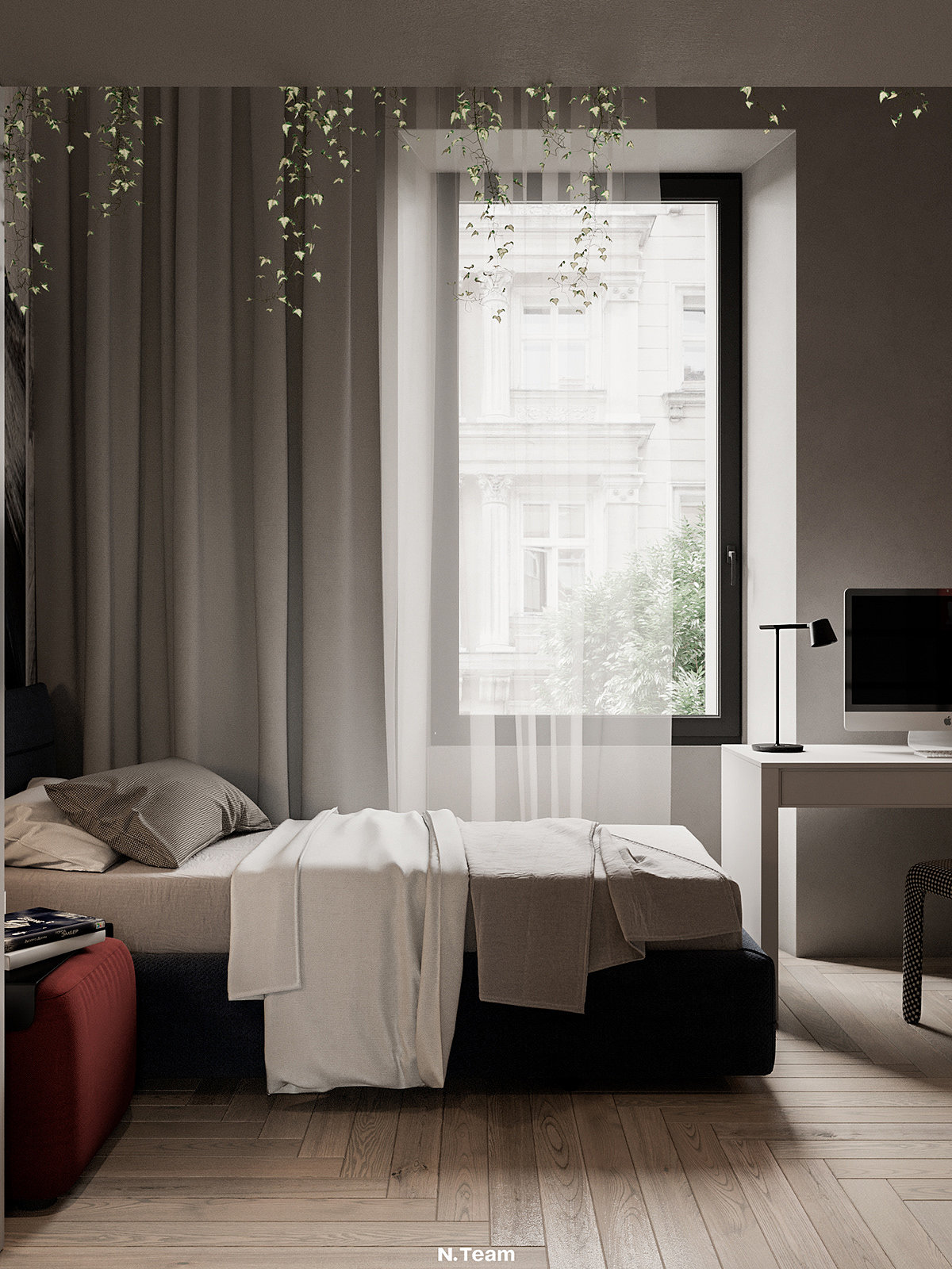 Interior design，3ds Max，Milan，cozy，