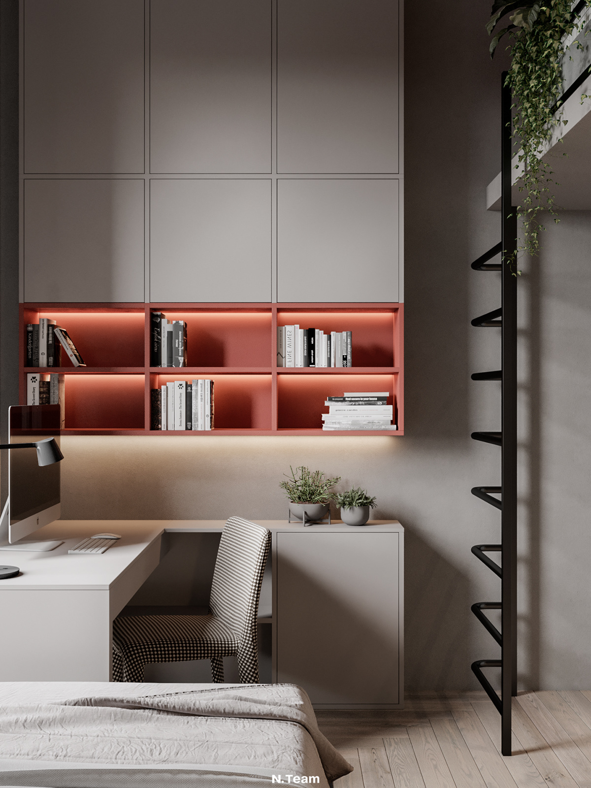 Interior design，3ds Max，Milan，cozy，