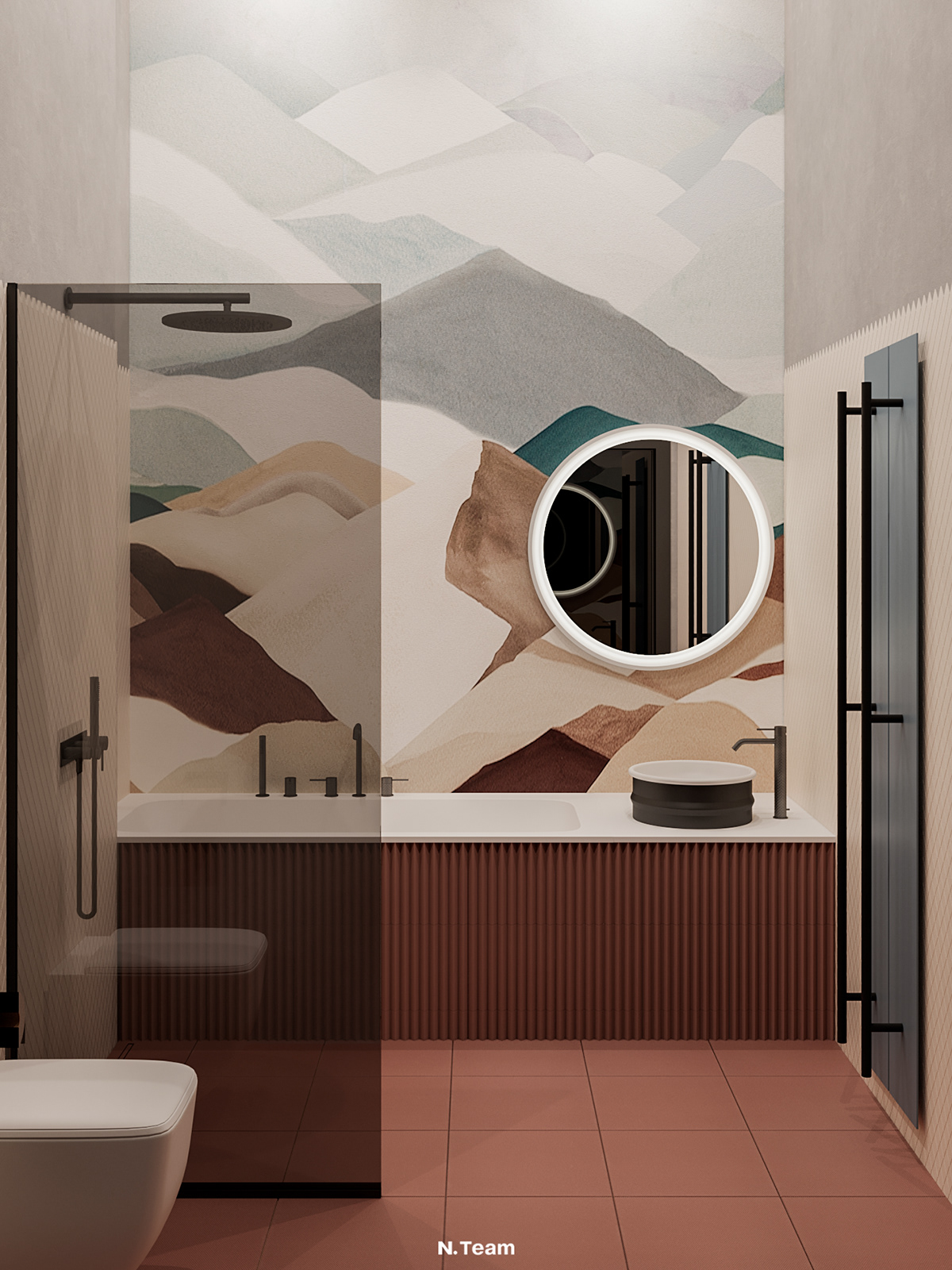 Interior design，3ds Max，Milan，cozy，