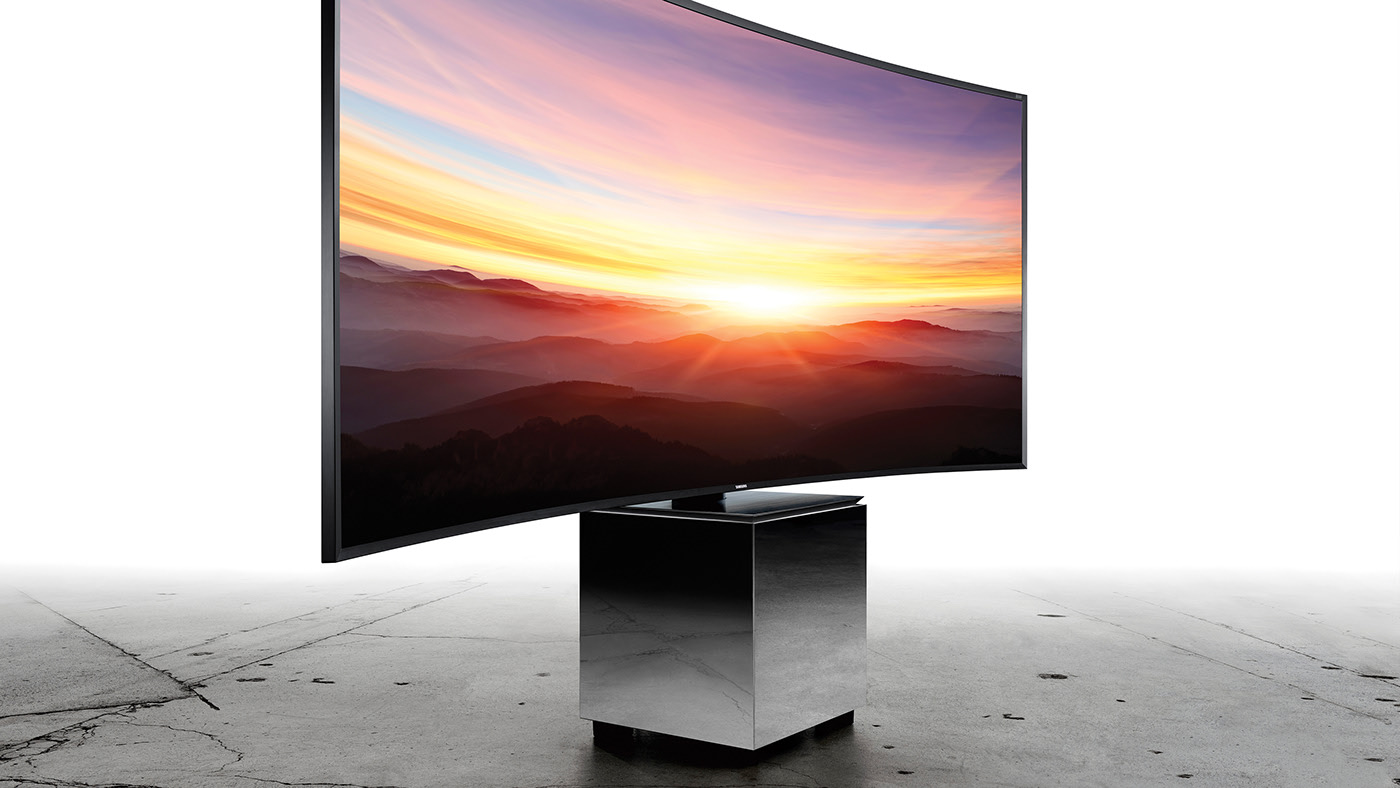 television，Samsung，Art，Curved screen，