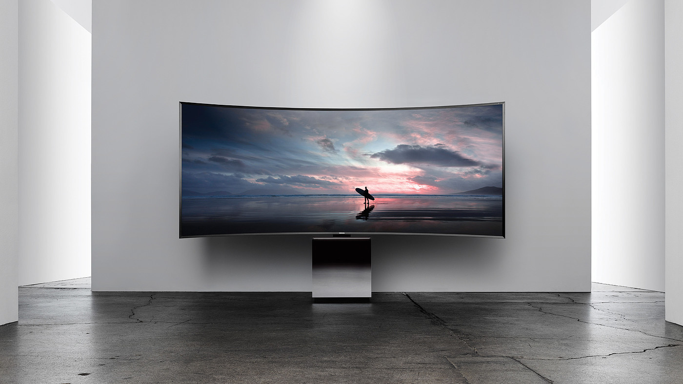 television，Samsung，Art，Curved screen，