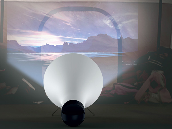 Projector，outdoors，Portable，Red dot award，Flashlight，