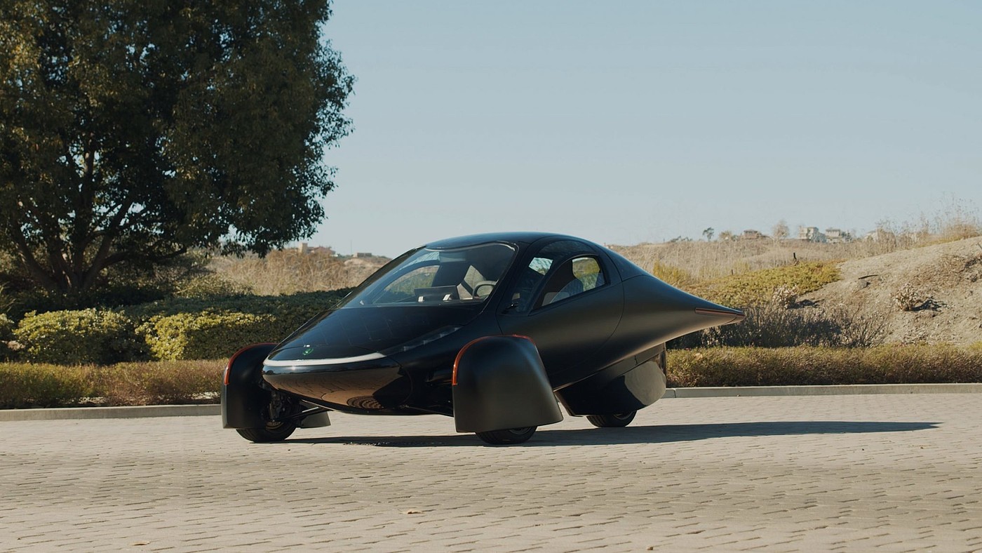 Aptera，Round，electric vehicle，solar energy，