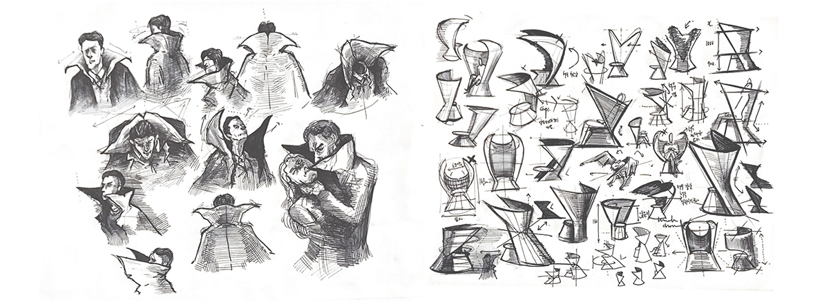 Dracula，Costume，solemn，characteristic，chair，