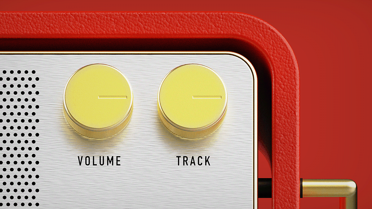 Bluetooth，loudspeaker box，c4d，Concept map，keyshot，