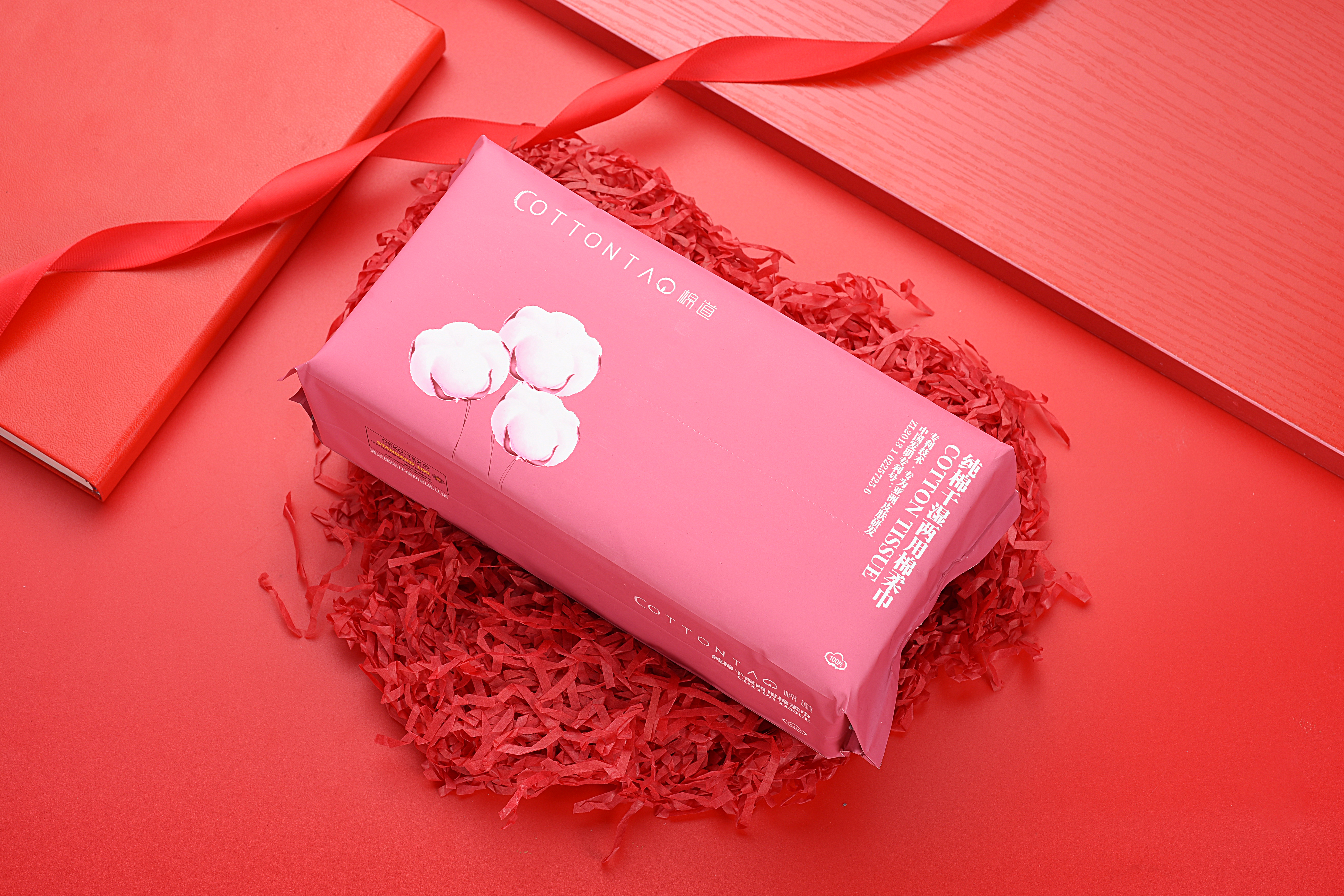 Cotton soft towel, packaging, product design，