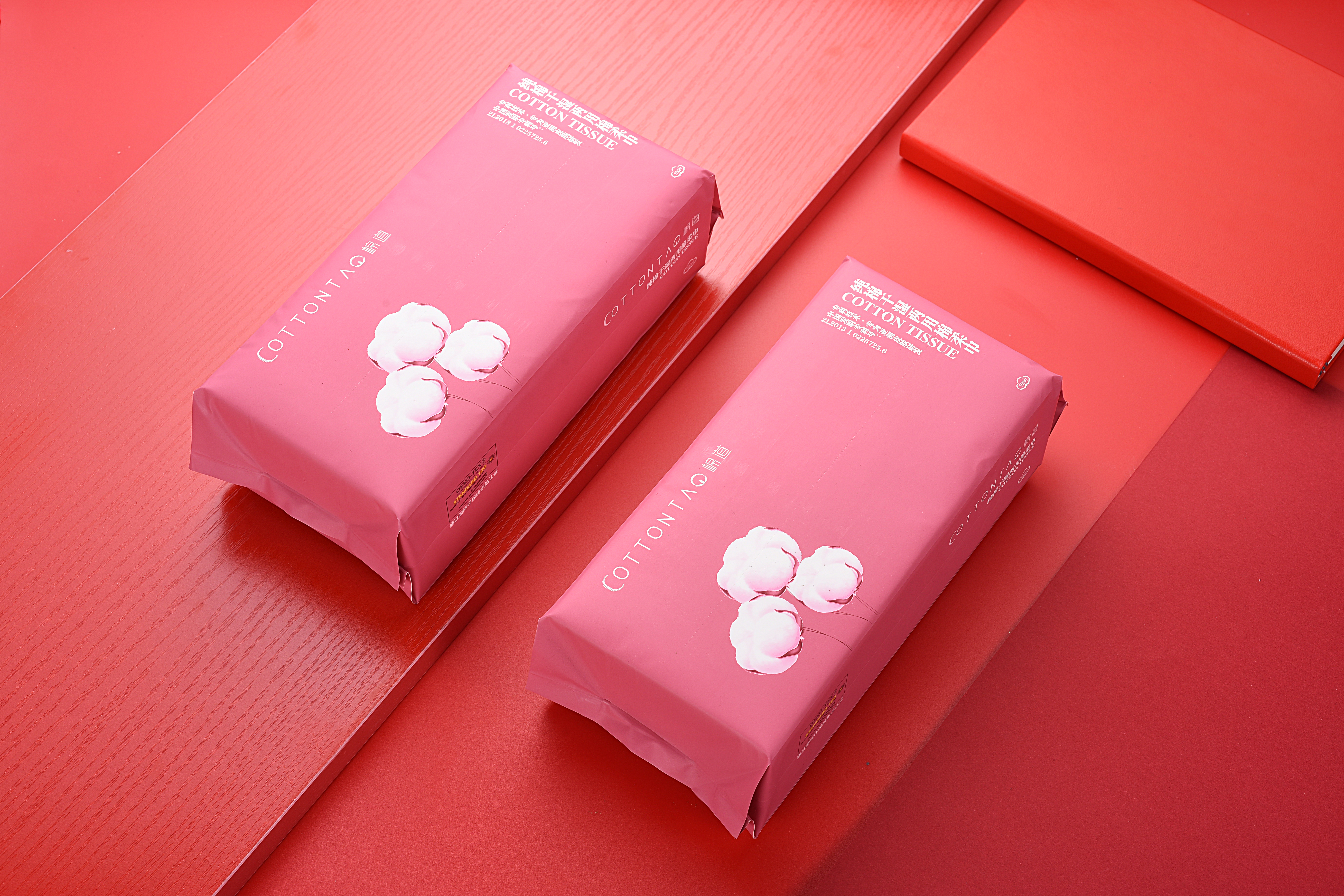 Cotton soft towel, packaging, product design，