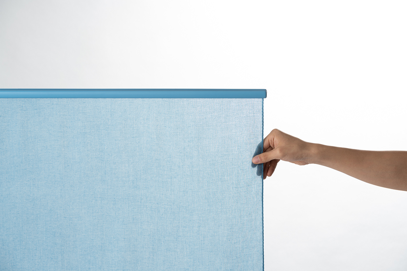 Indigo dye，Curtain box，Extremely simple wind，