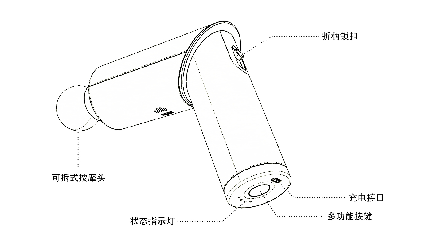 筋膜枪，按摩枪，户外，健身，个人护理，医疗器械，