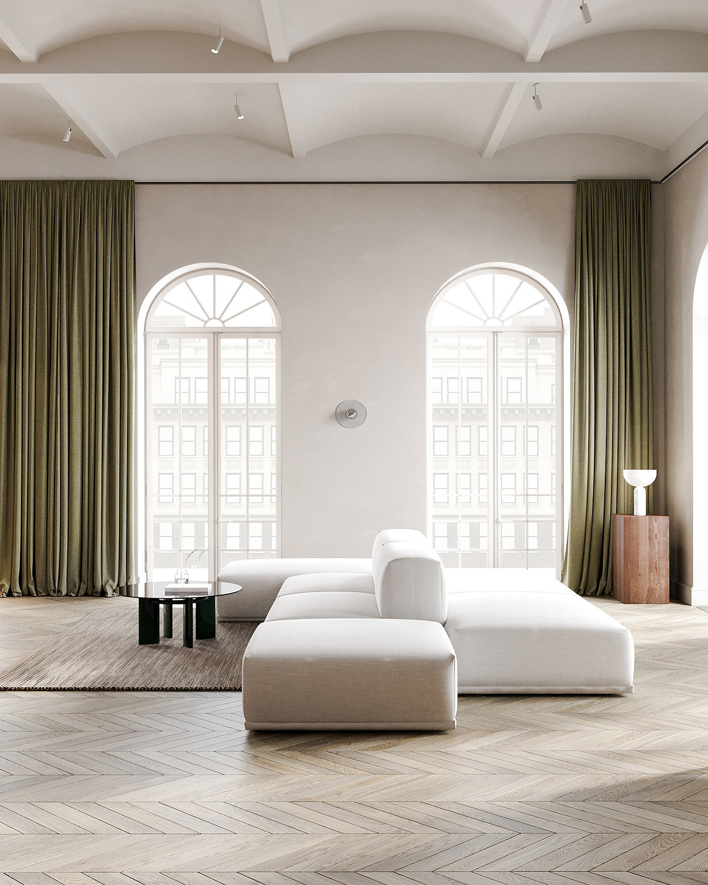 Brussels Apartments，BRUSSELS APARTMENT，Architectural visualization，