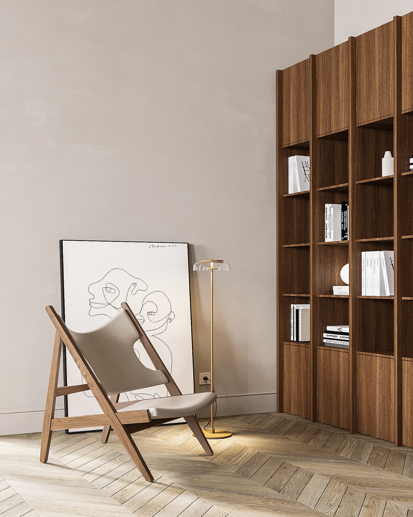 Brussels Apartments，BRUSSELS APARTMENT，Architectural visualization，