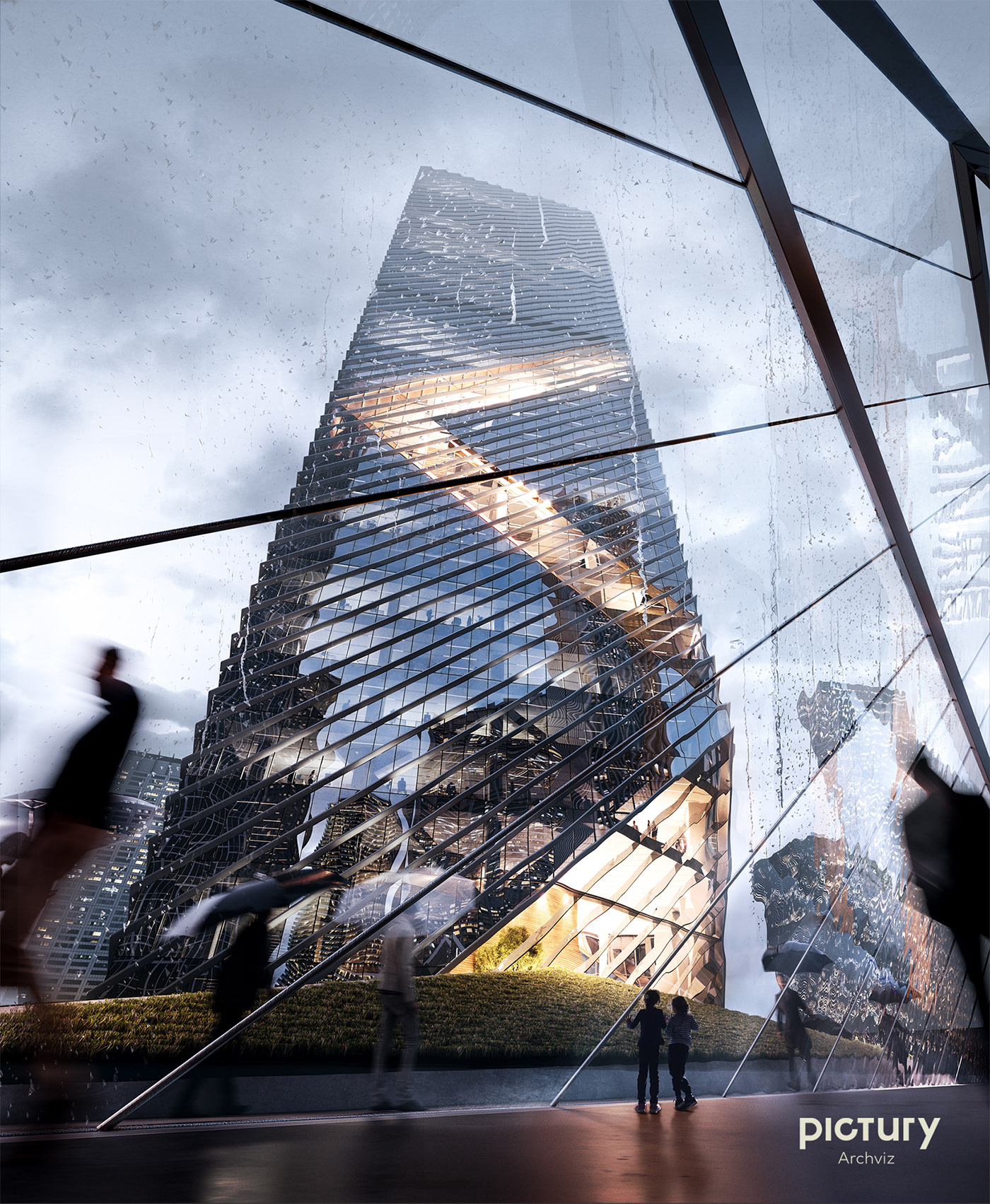 pictury+nbbj，skyscraper，Lexin headquarters，