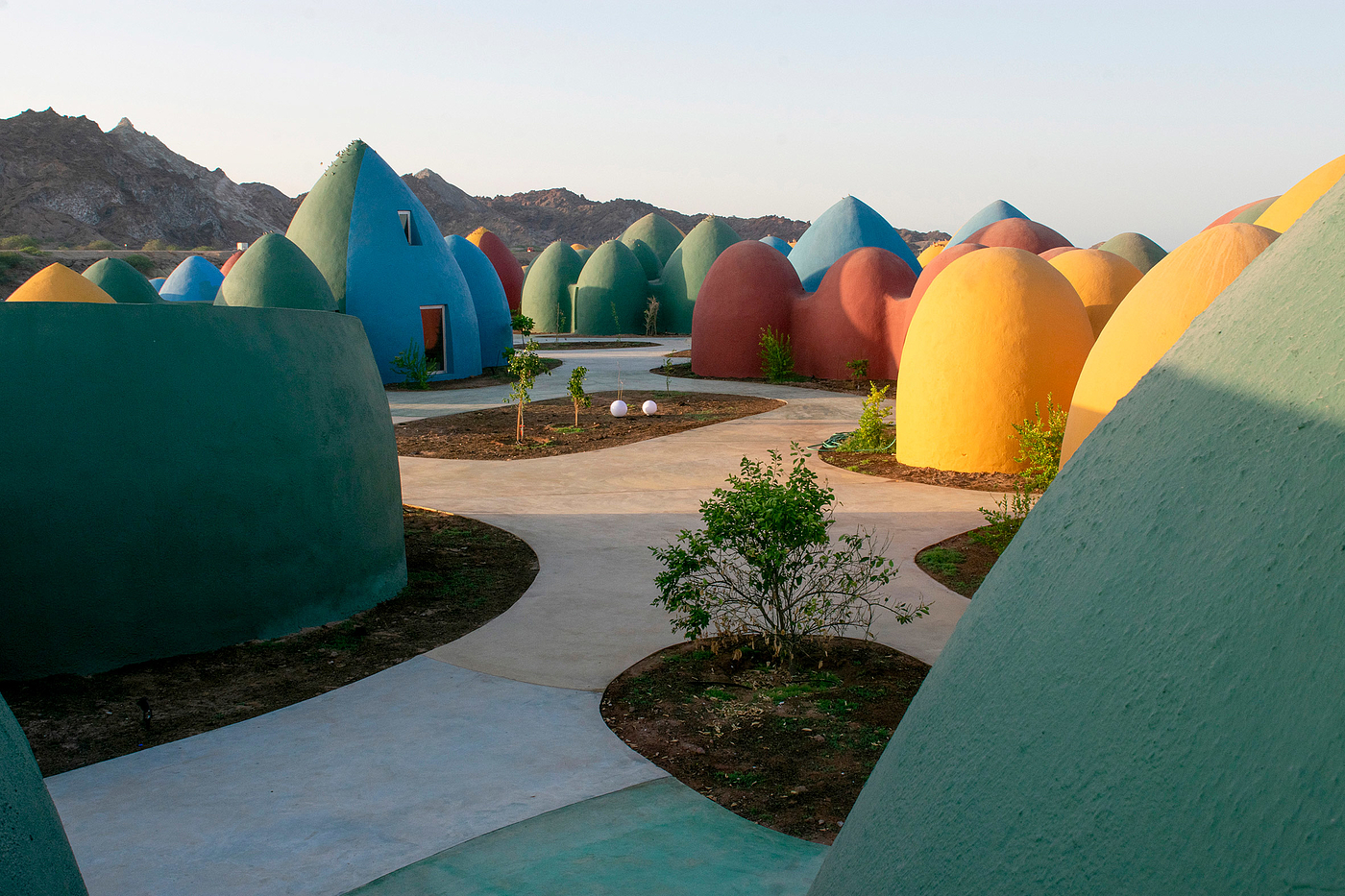 Hormuz Island，Architectural complex，Dome accommodation，
