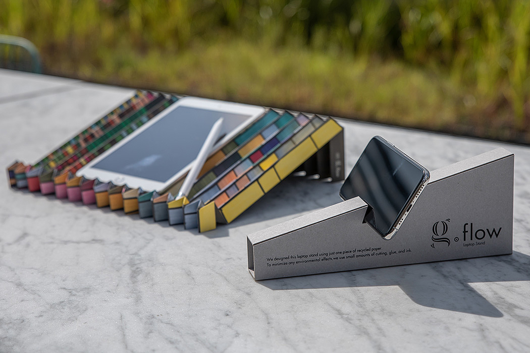 g.flow，Notebook bracket，sustainable，Recycled paper，