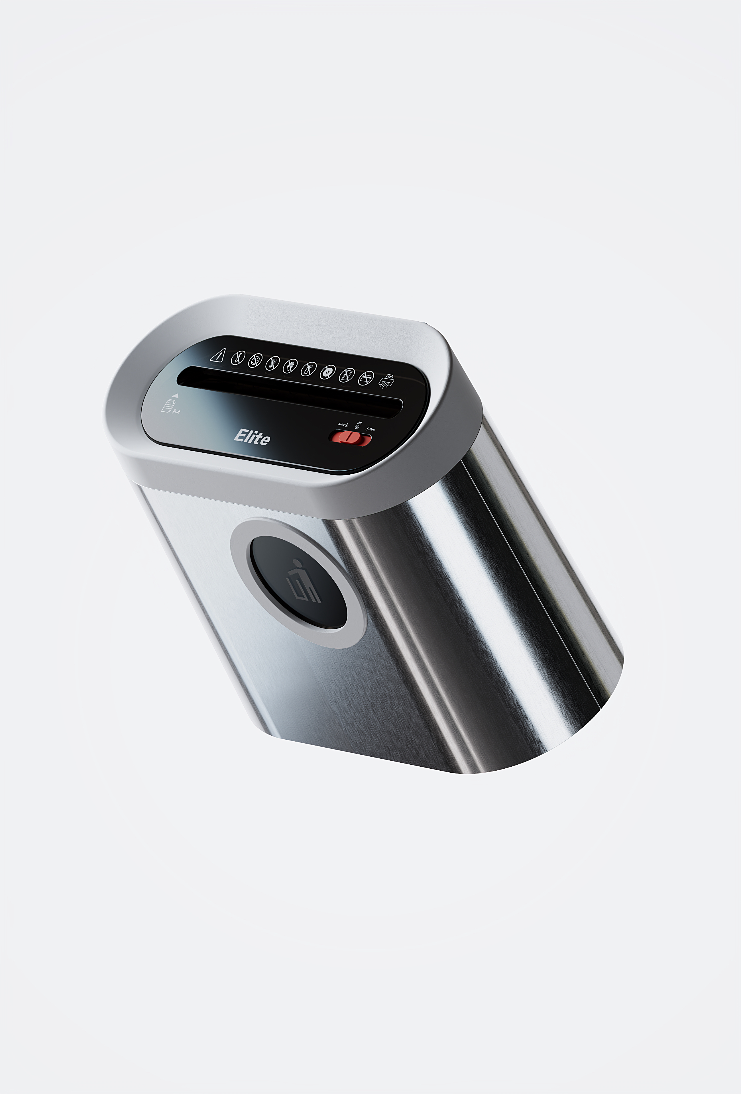 shredder，trash can，to work in an office，