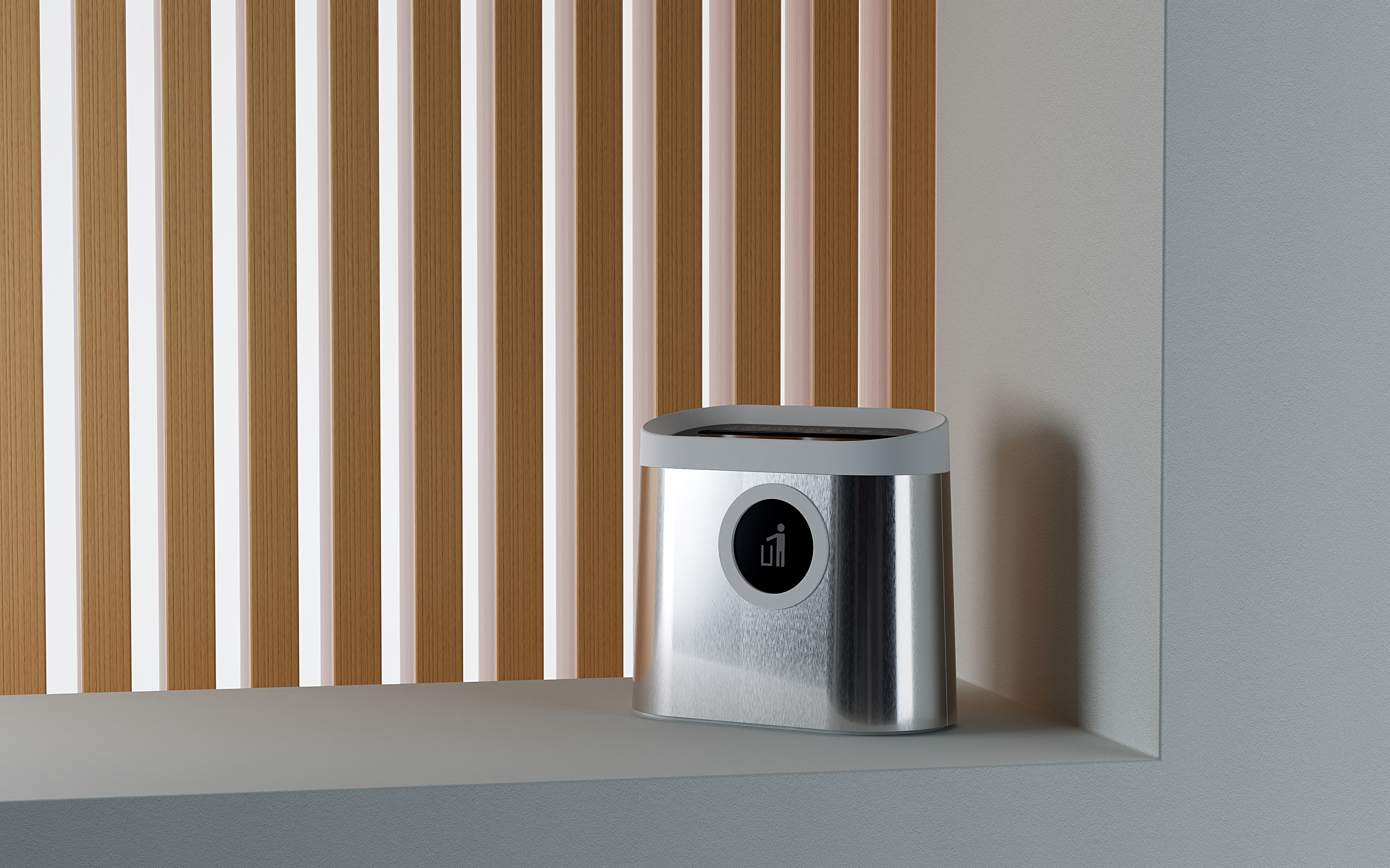 shredder，trash can，to work in an office，