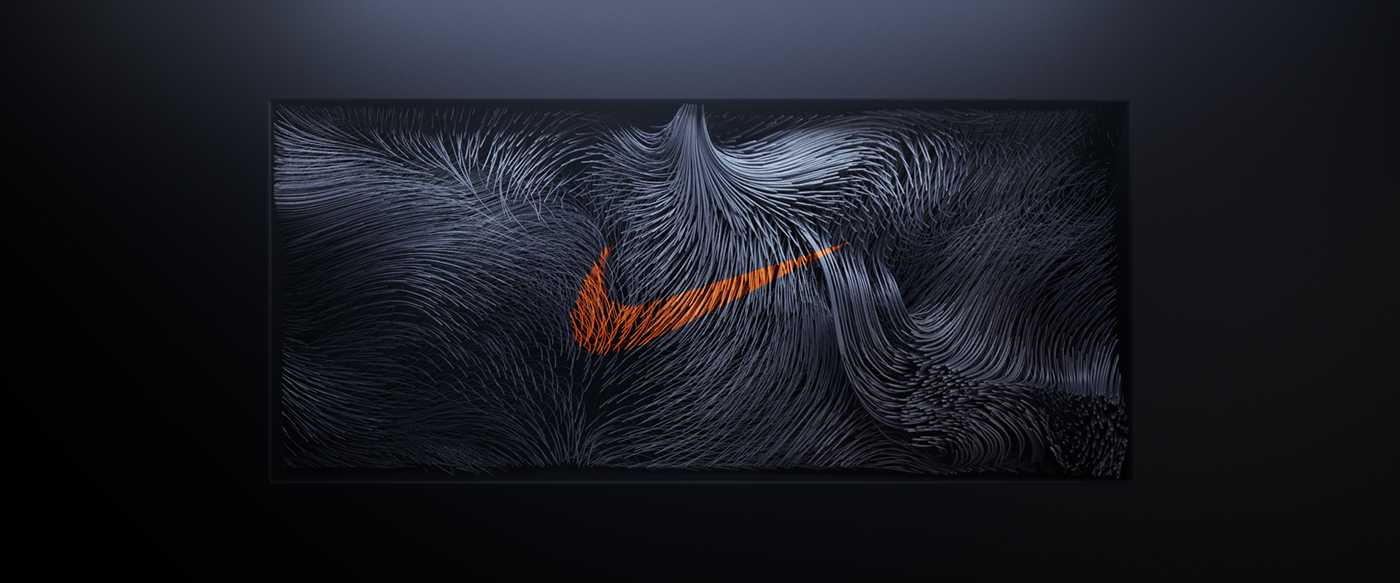 Running shoes，texture of material，