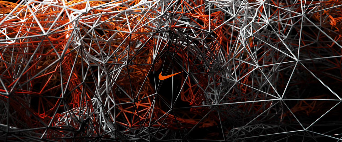 Running shoes，texture of material，