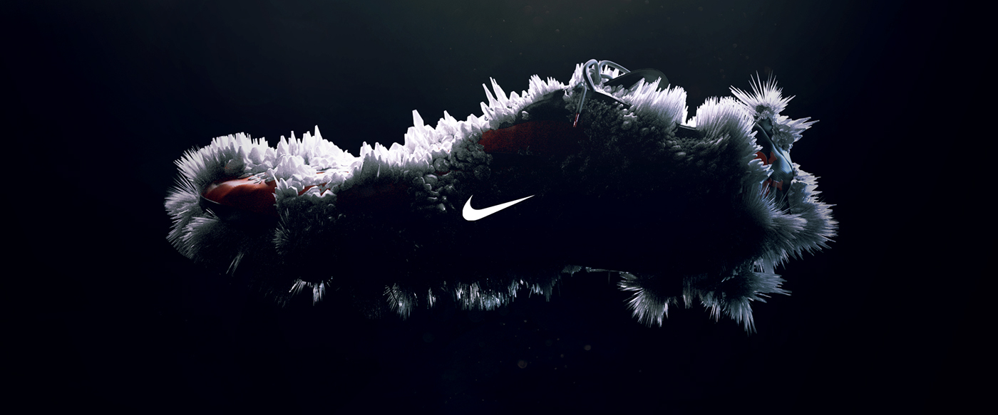 Running shoes，texture of material，