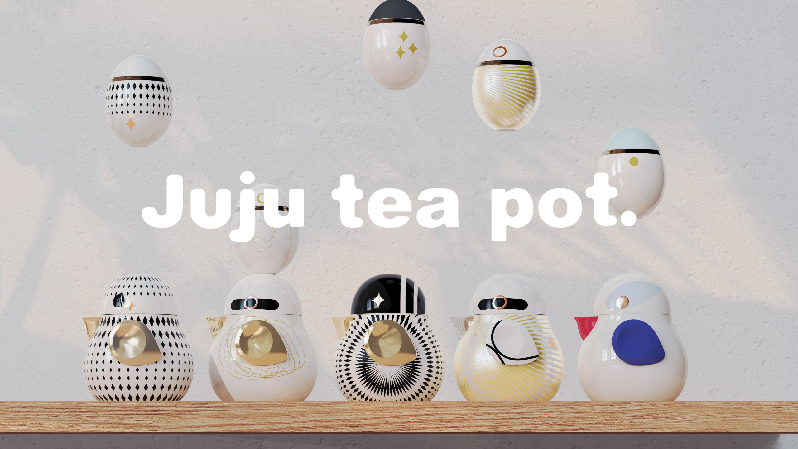 product design，industrial design，Tea set design，Portable teapot，