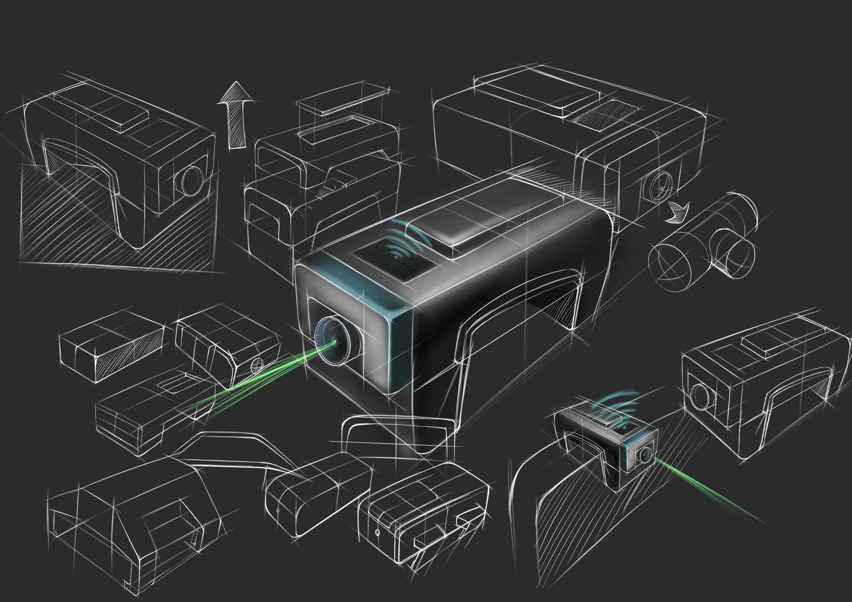 Hand drawn products，