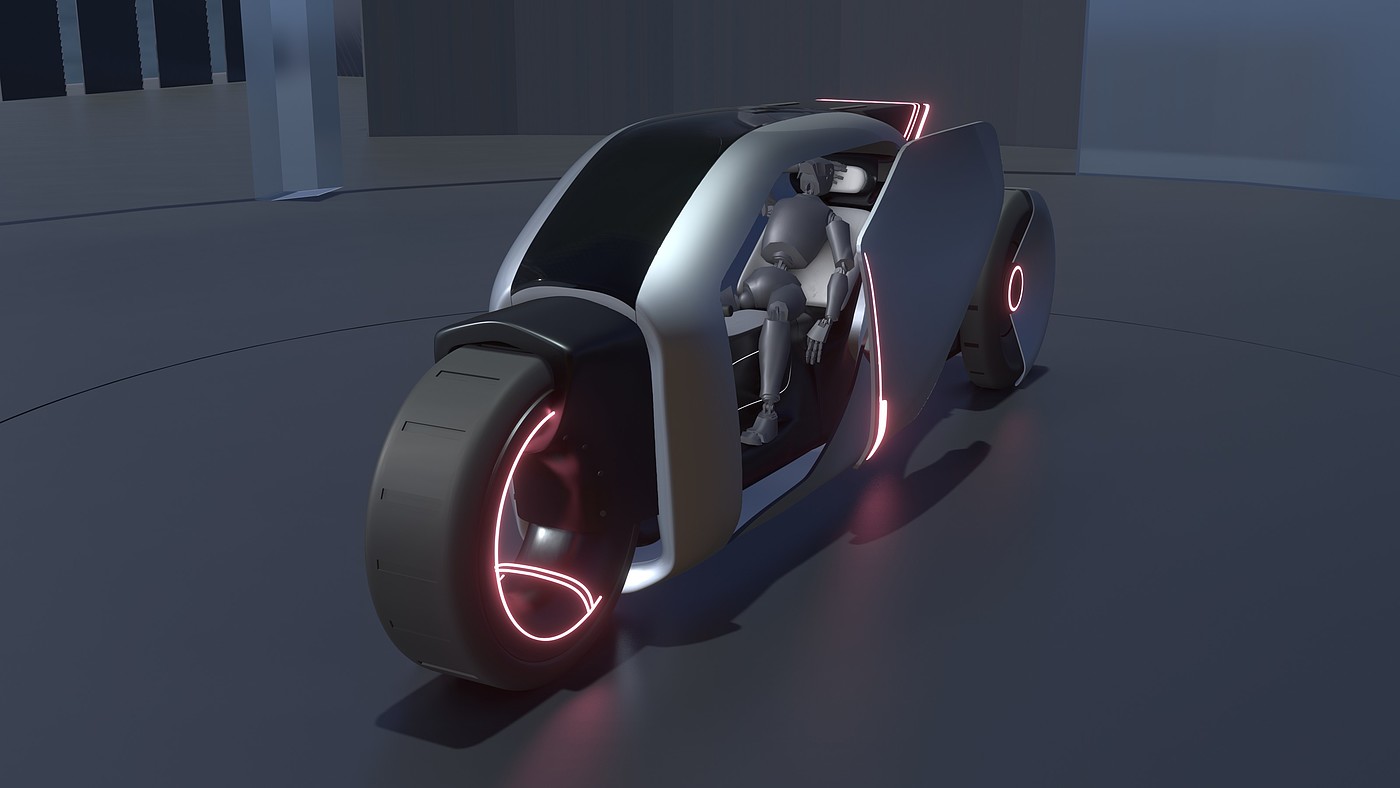 vehicle，motorcycle，original，BLENDER，concept，