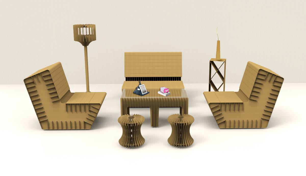 Paper design，environment protection，Design，originality，furniture，