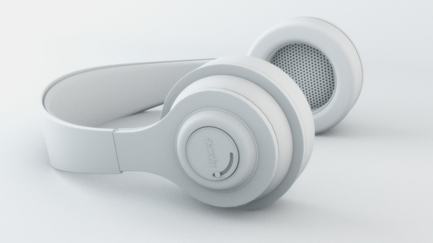 gorgeous，Headset Bluetooth headset，3D modeling，Render，