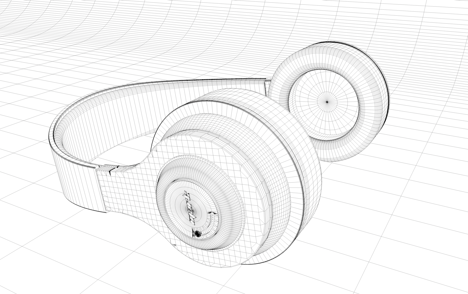 gorgeous，Headset Bluetooth headset，3D modeling，Render，