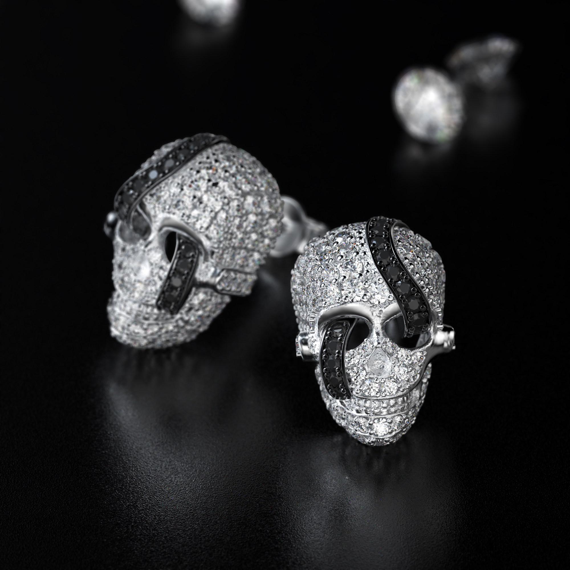 Jewelry rendering，keyshot，octane，Diamonds，Caibao，Jewelry design，