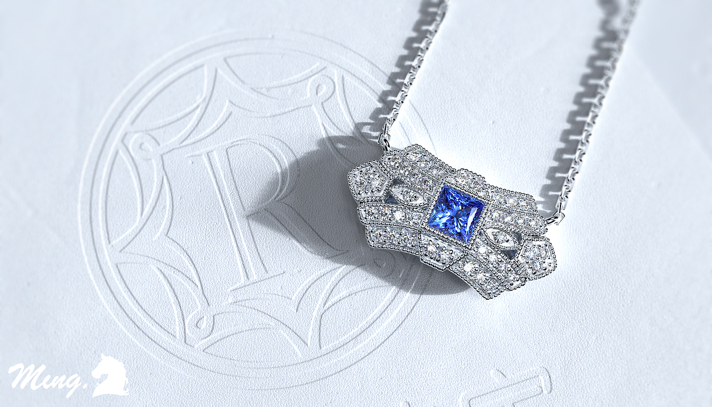 Jewelry rendering，keyshot，octane，Diamonds，Caibao，Jewelry design，